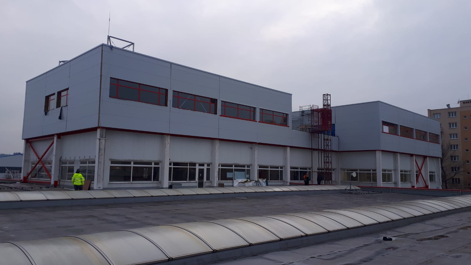 Nástavba administrativní budovy Brno